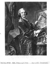 Jean Baptiste Masse (1687-1767) engraved by Johan Georg Wille (1715-1808) 1755